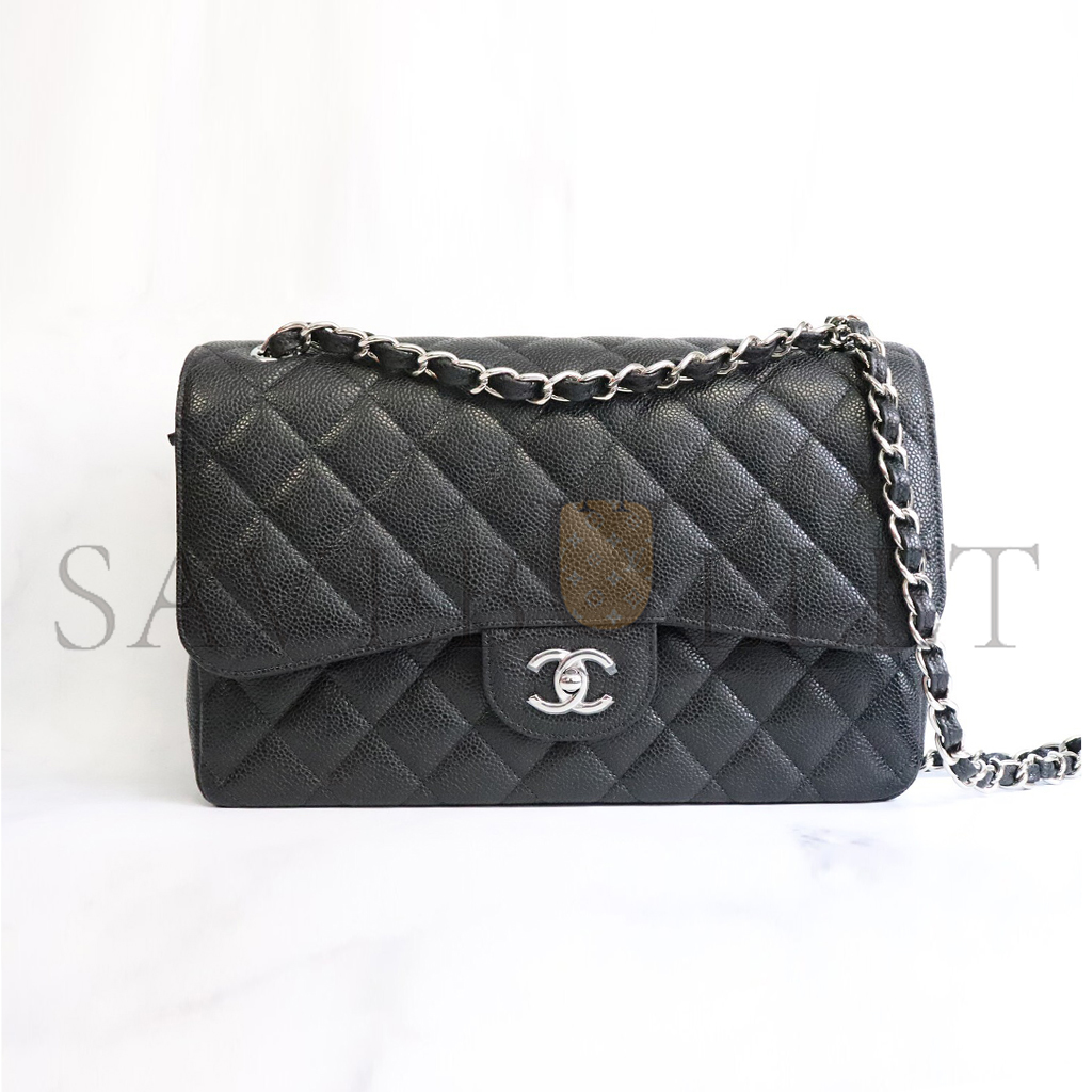 CHANEL MASTER CLASSIC FLAP SMALL BLACK A01113 (23*14.5*6cm)